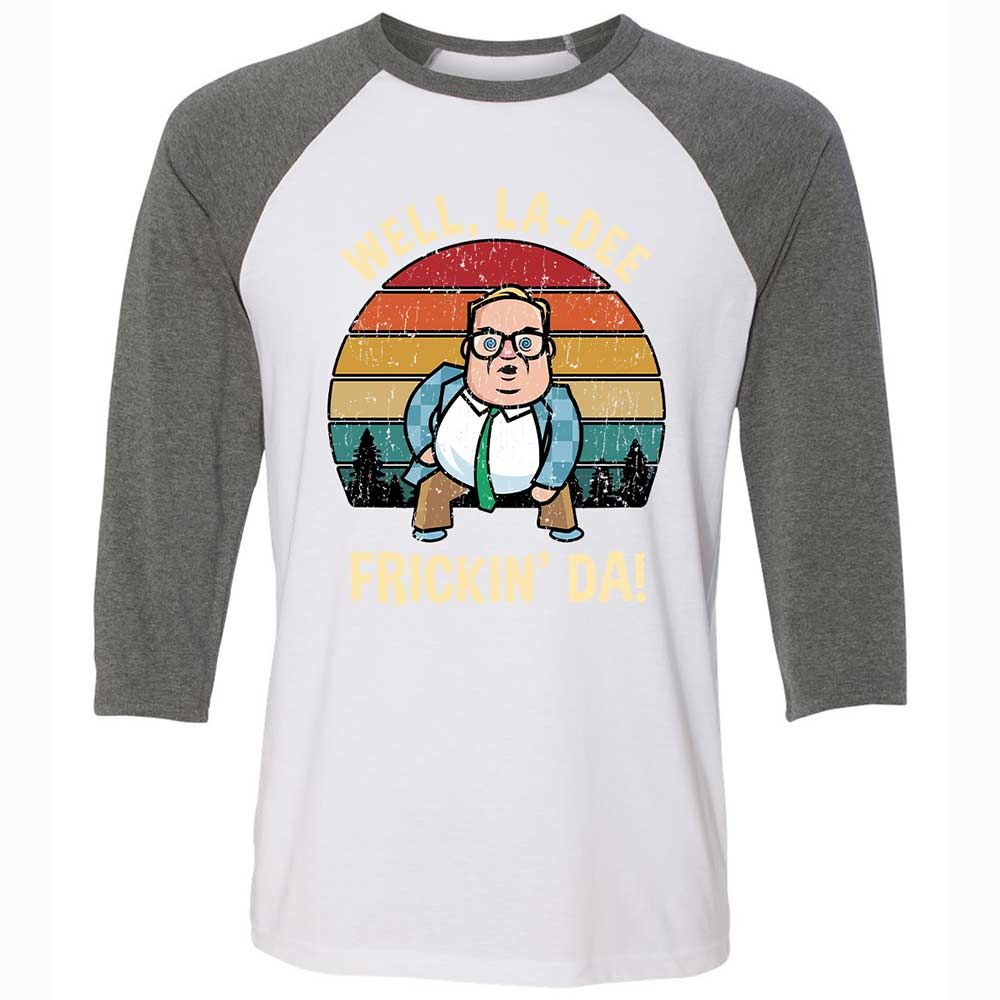 La-Dee-Frickin-Da - White/Deep Heather - 11