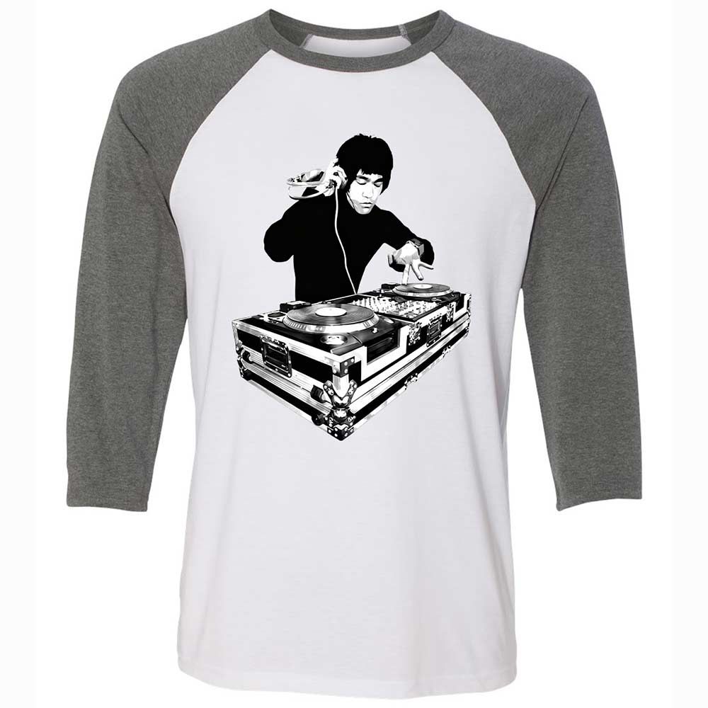 Bruce Lee DJ - White/Deep Heather - 11