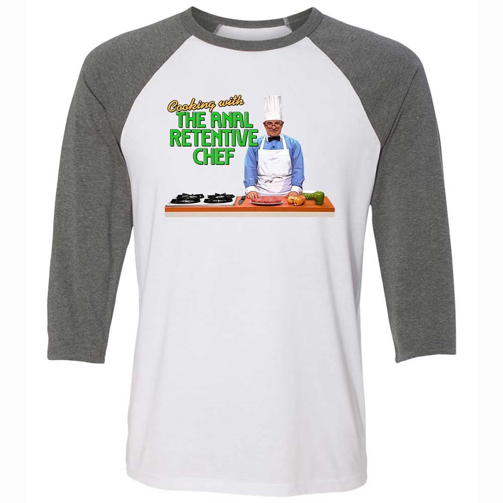 Unisex 3/4 Baseball Tee - CRW45KVQ - White/Deep Heather - 11