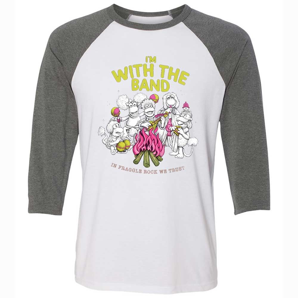 Unisex 3/4 Baseball Tee - ZYRFWWHU - White/Deep Heather - 11