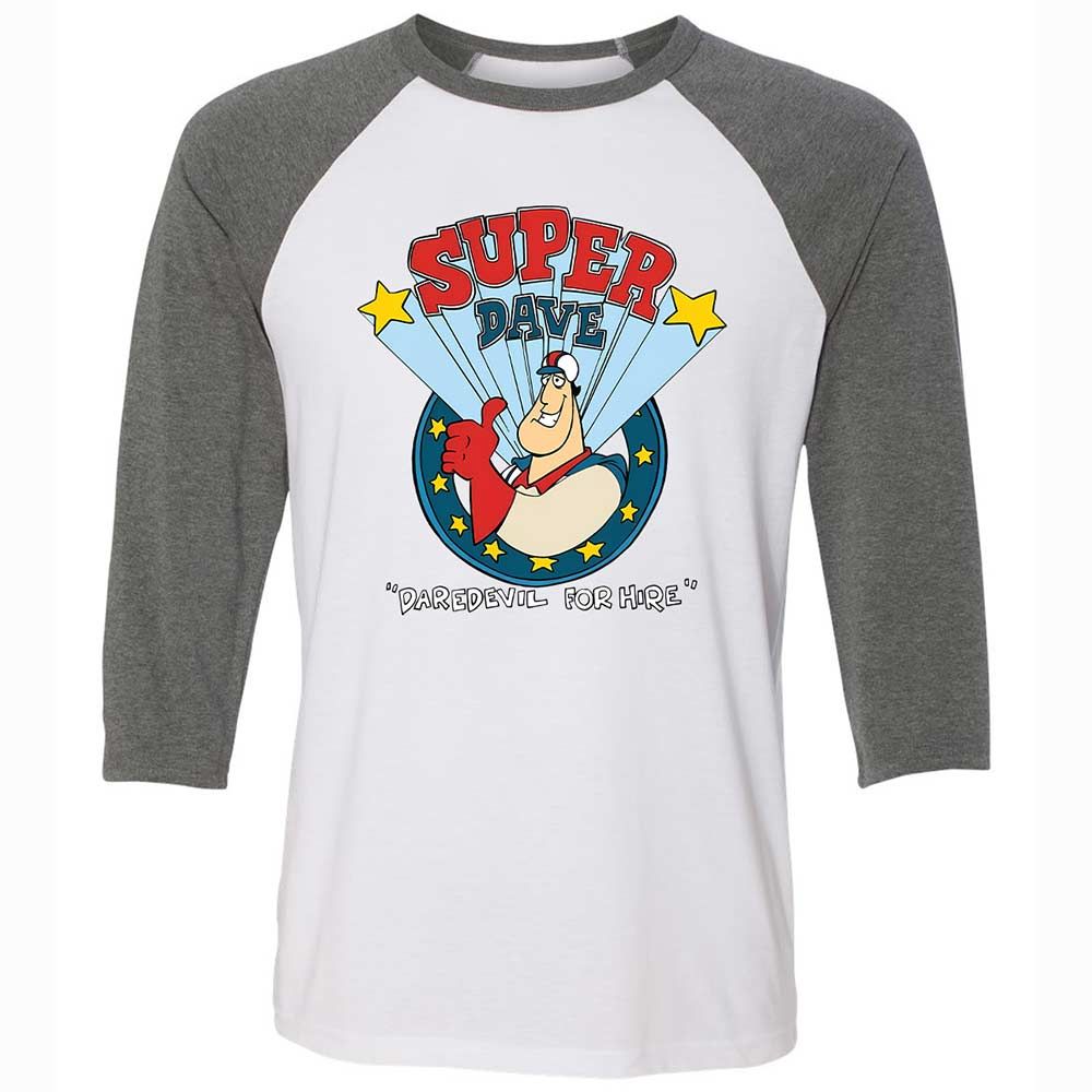 Unisex 3/4 Baseball Tee - 8W8VJ7MS - White/Deep Heather - 11