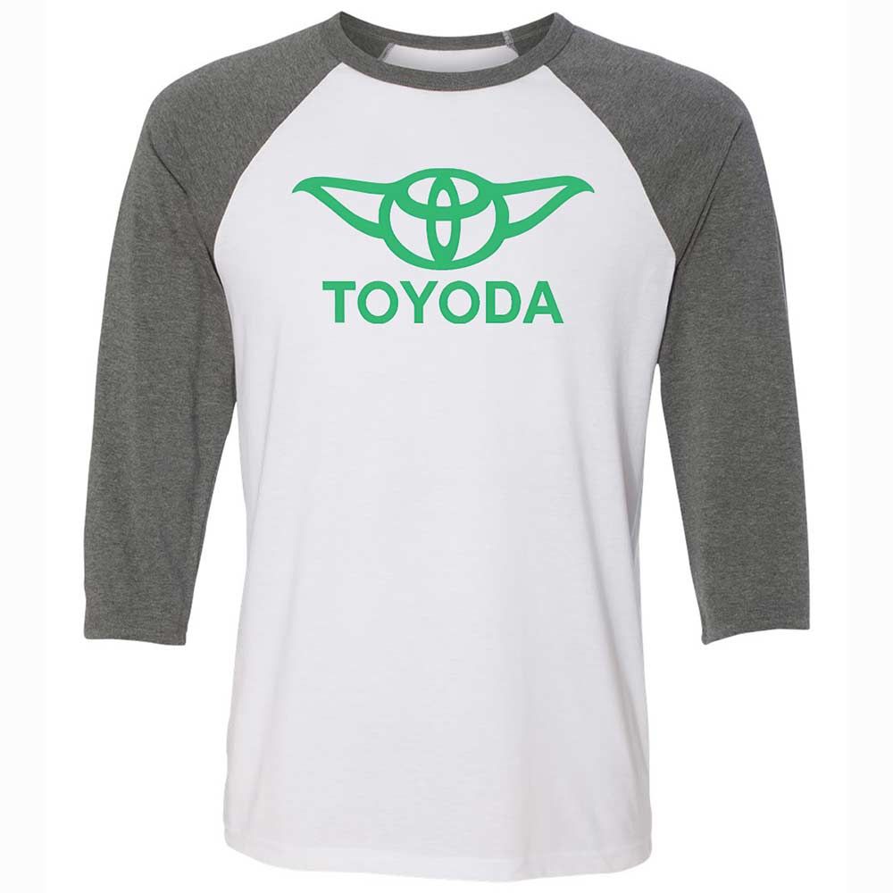 Unisex 3/4 Baseball Tee - UTJFSHFR - White/Deep Heather - 11