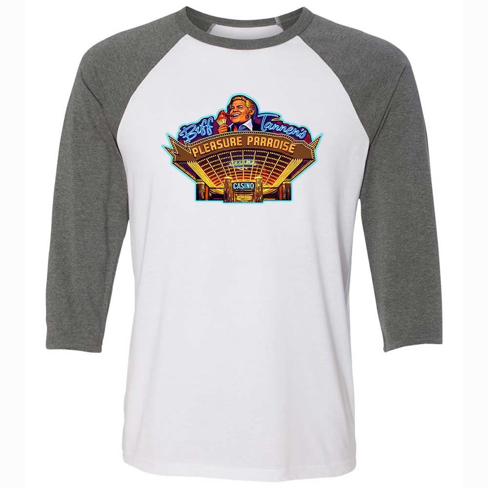 Unisex 3/4 Baseball Tee - JTFM5CJM - White/Deep Heather - 11