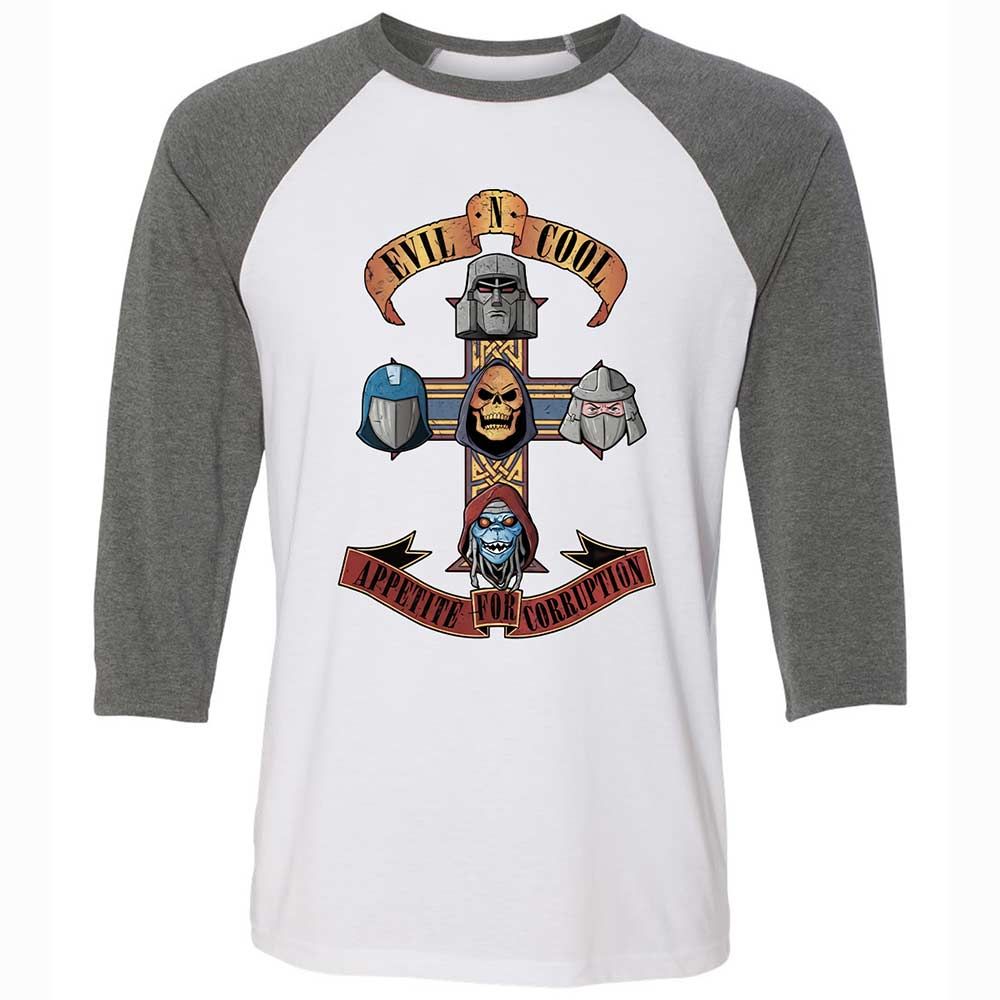 Unisex 3/4 Baseball Tee - VCH6NQSA - White/Deep Heather - 11