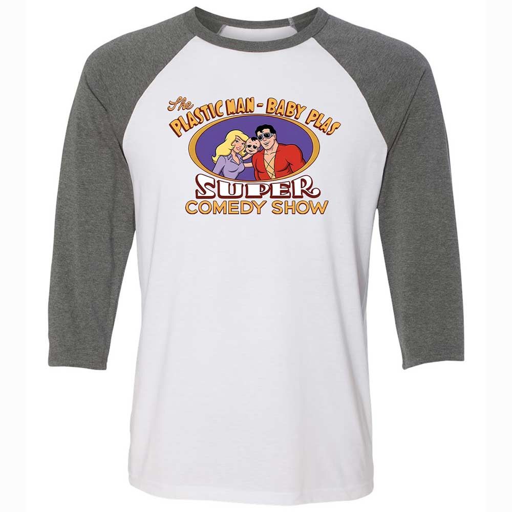 Unisex 3/4 Baseball Tee - FTGZVF89 - White/Deep Heather - 11