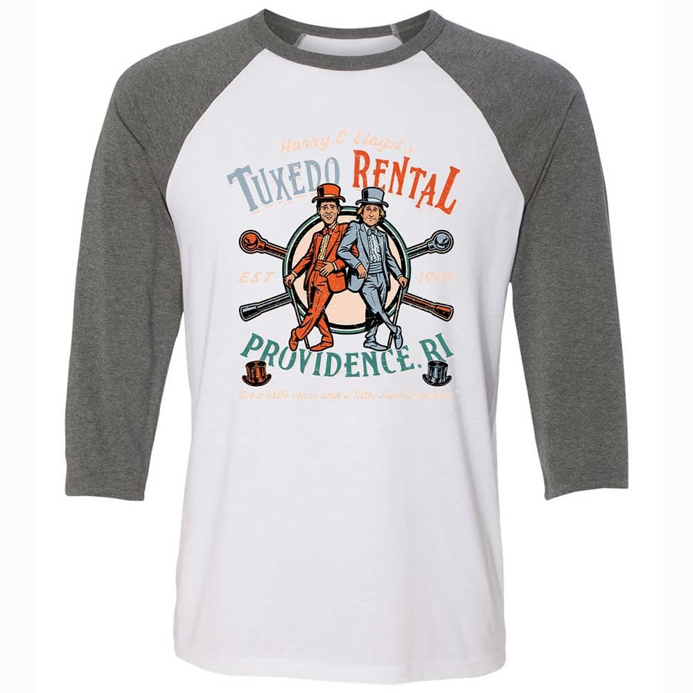 Unisex 3/4 Baseball Tee - SRH6DSX3 - White/Deep Heather - 11