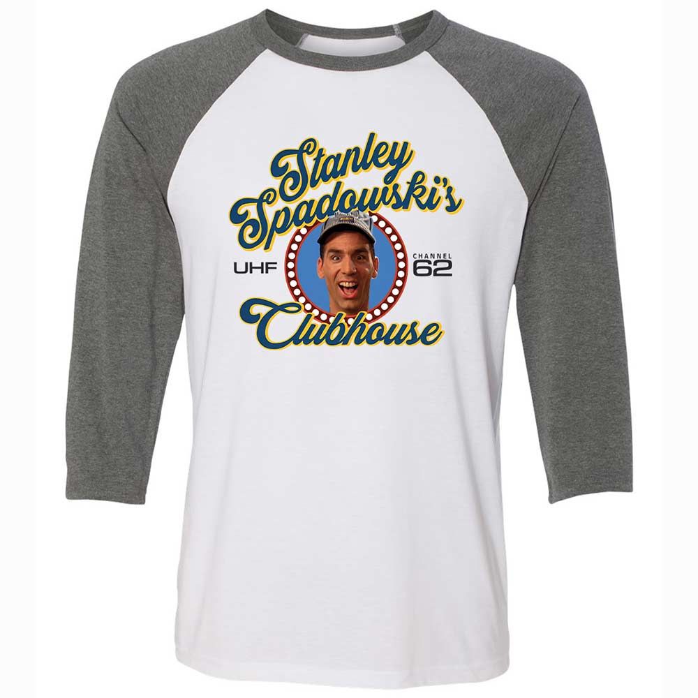 Unisex 3/4 Baseball Tee - R5JFY9ZZ - White/Deep Heather - 11