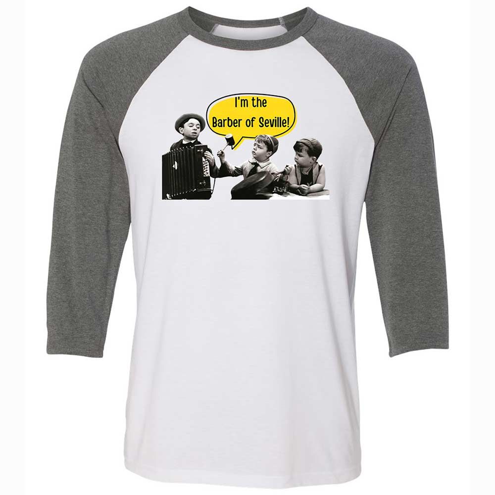 Unisex 3/4 Baseball Tee - 32ZFRBC5 - White/Deep Heather - 11