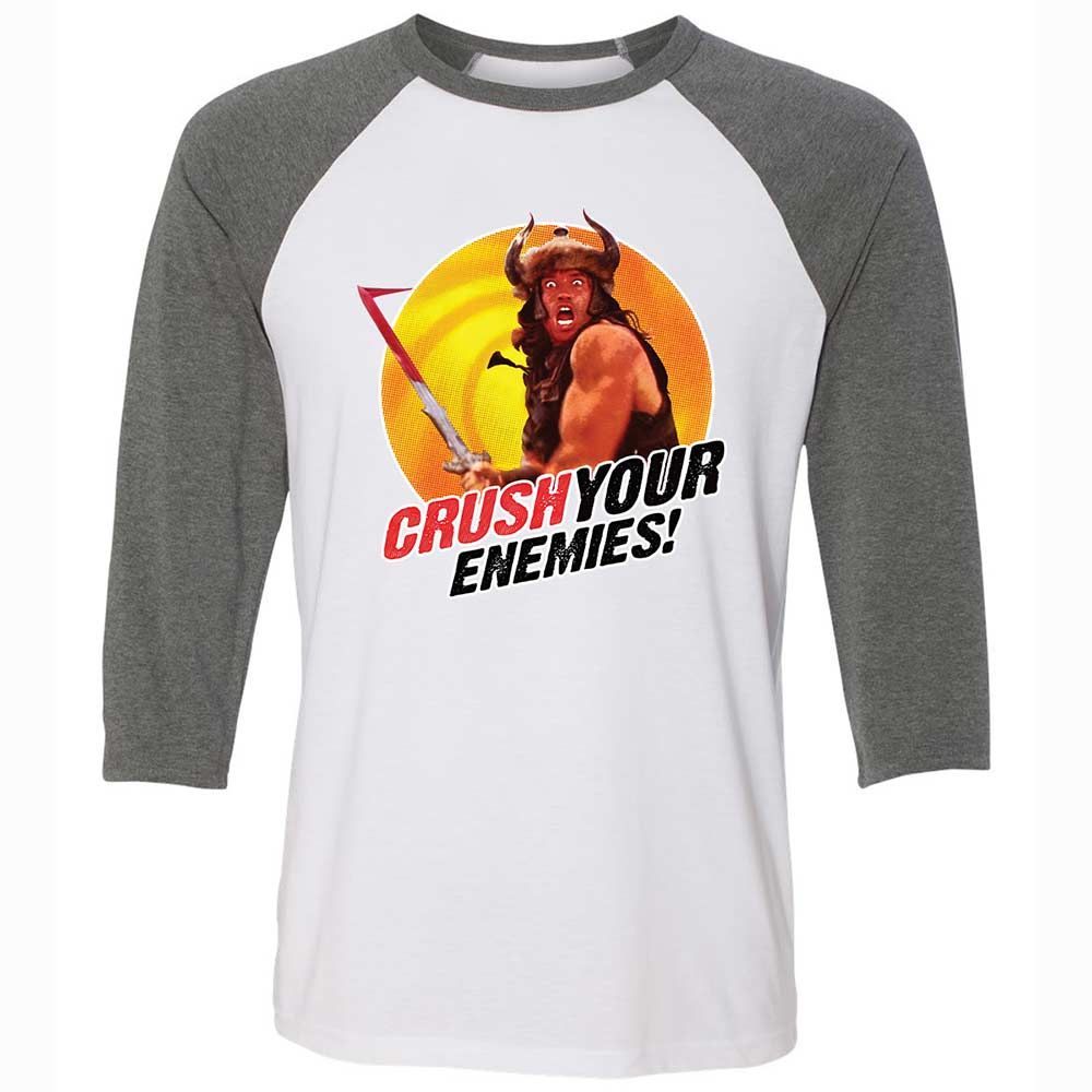 Unisex 3/4 Baseball Tee - 5FK1LWSA - White/Deep Heather - 11