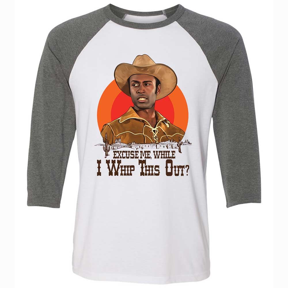 Excuse Me While I Whip This Out - White/Deep Heather - 11