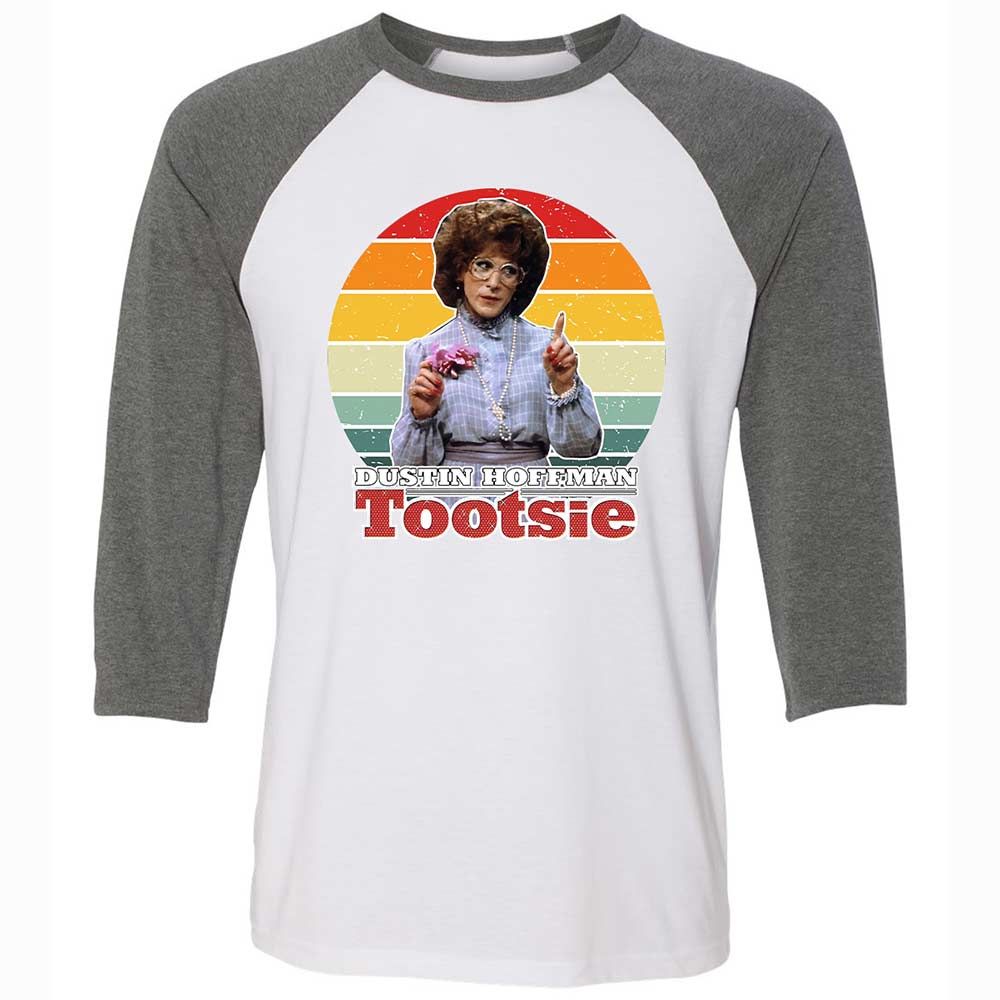 Unisex 3/4 Baseball Tee - B5GJ2G9U - White/Deep Heather - 11