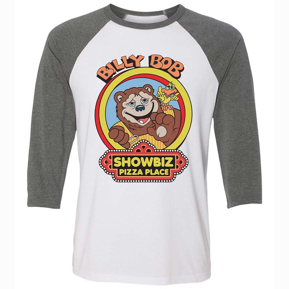 Big Bear Pizza Place - White/Deep Heather - 11