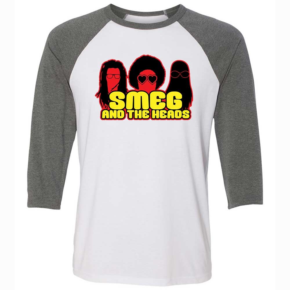 Unisex 3/4 Baseball Tee - F14NBFA8 - White/Deep Heather - 11