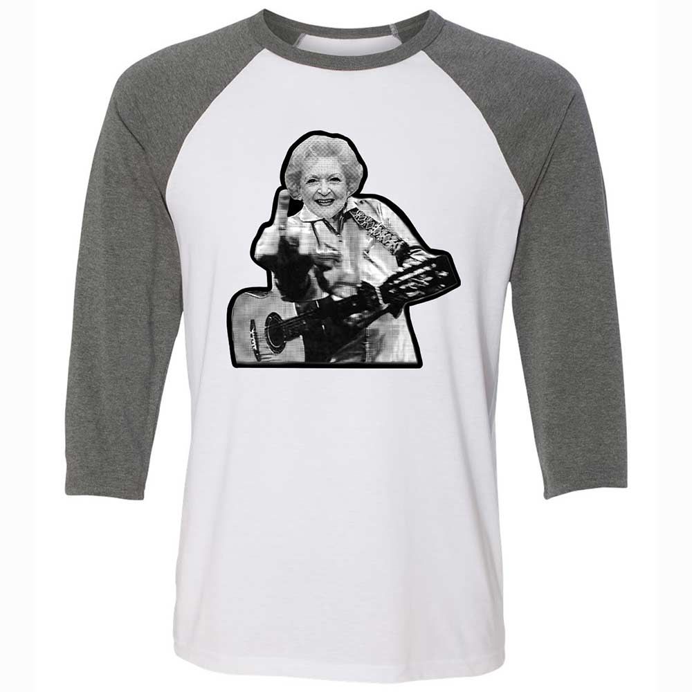 Unisex 3/4 Baseball Tee - X2KGB8AZ - White/Deep Heather - 11