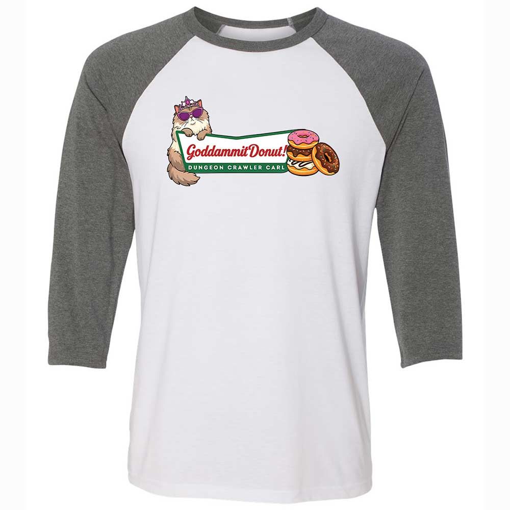 Goddammit Donut - White/Deep Heather - 11