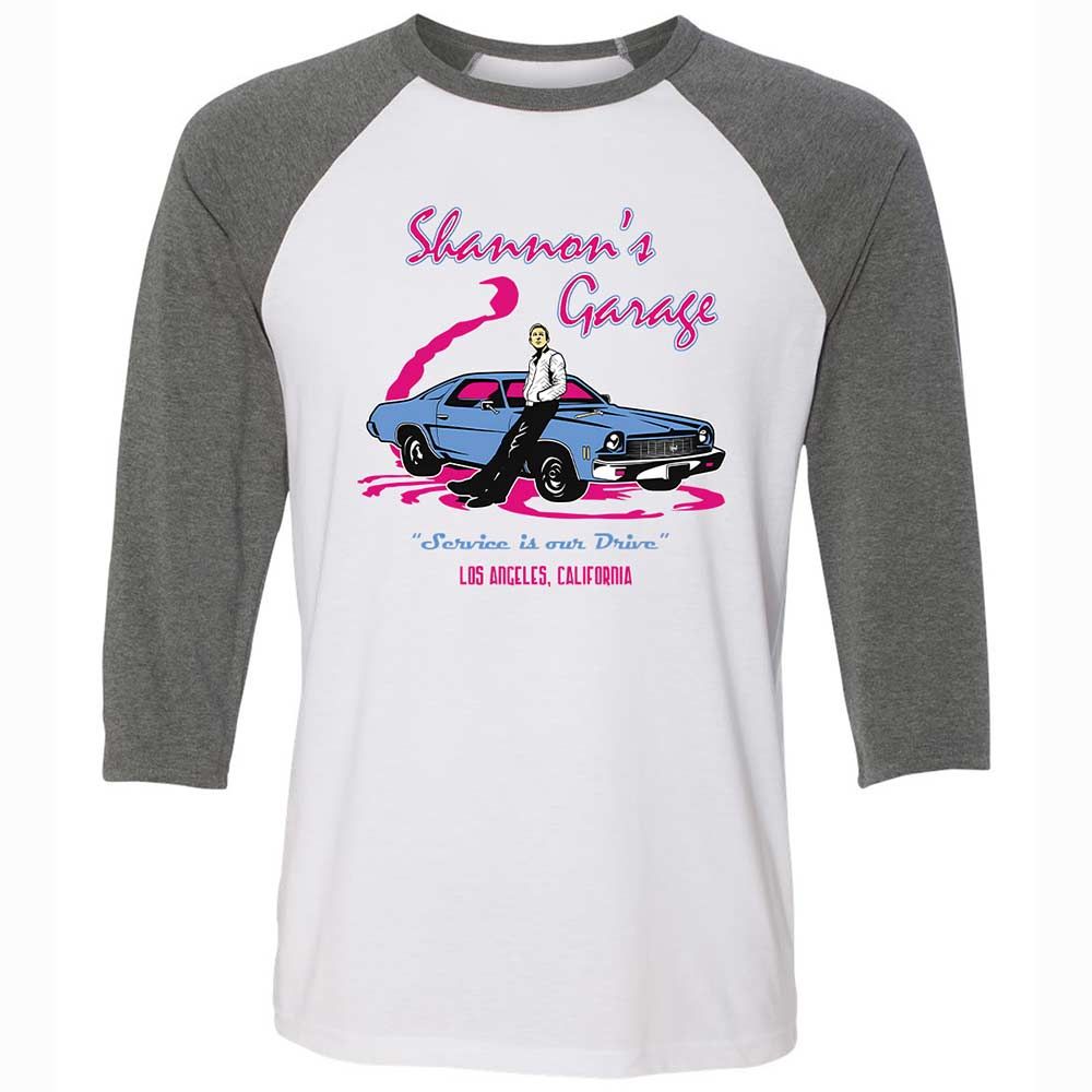 Shannon's Garage - White/Deep Heather - 11