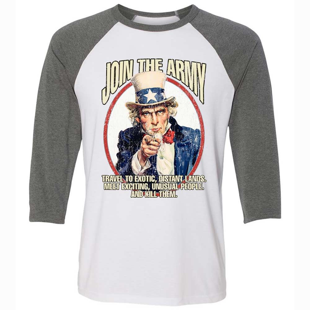 Join The Army - White/Deep Heather - 11