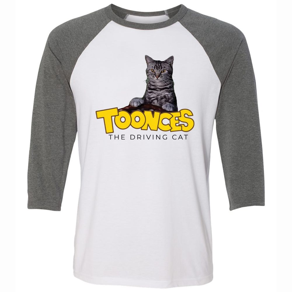 Unisex 3/4 Baseball Tee - N24S4HYC - White/Deep Heather - 11