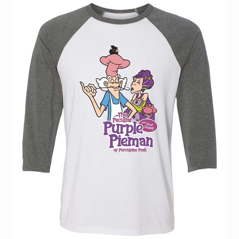 The Peculiar Purple Pie Man - White/Deep Heather - 11