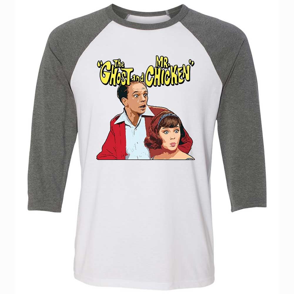 The Chicken and the Ghost - White/Deep Heather - 11
