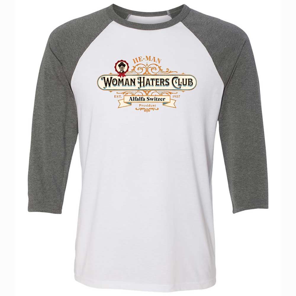 Unisex 3/4 Baseball Tee - L5EJCTDA - White/Deep Heather - 11
