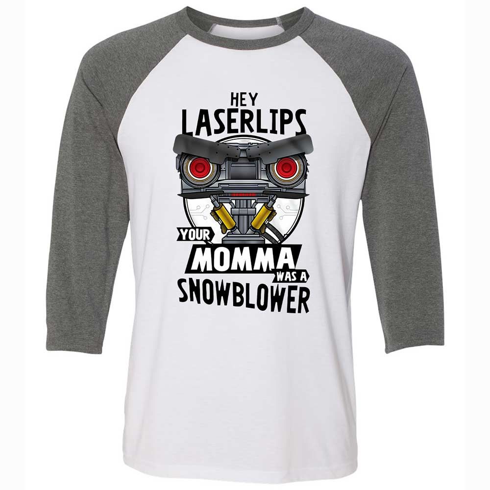 Unisex 3/4 Baseball Tee - S96KGEGW - White/Deep Heather - 11