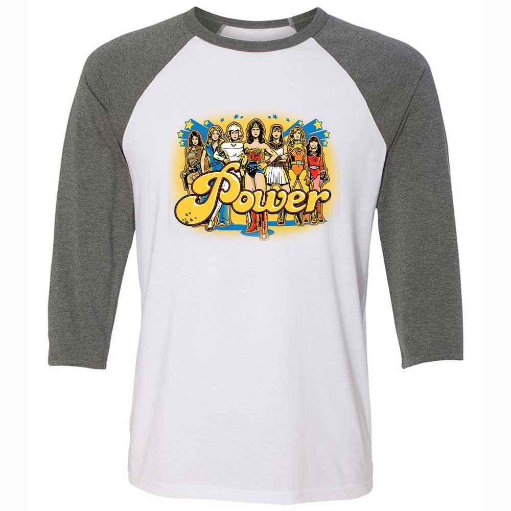 Women of 70s TV - White/Deep Heather - 11
