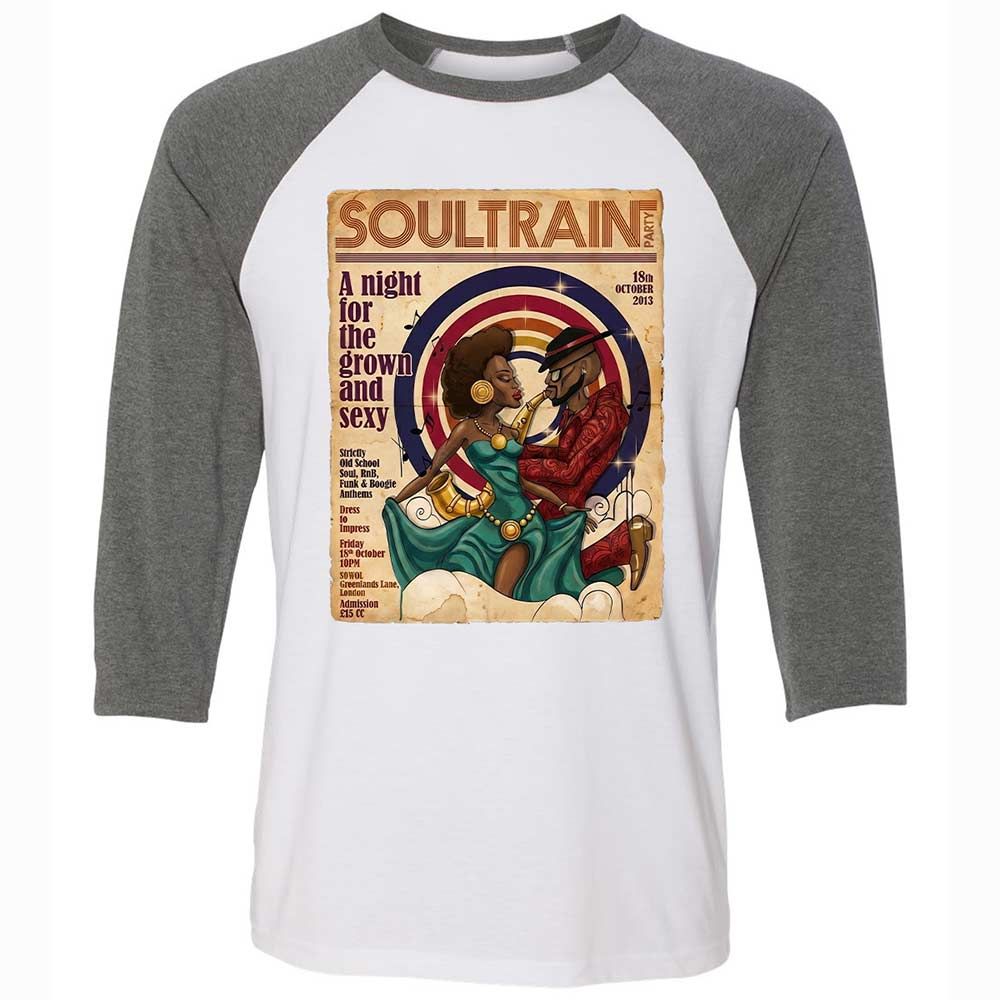 Unisex 3/4 Baseball Tee - YXYGR8EJ - White/Deep Heather - 11