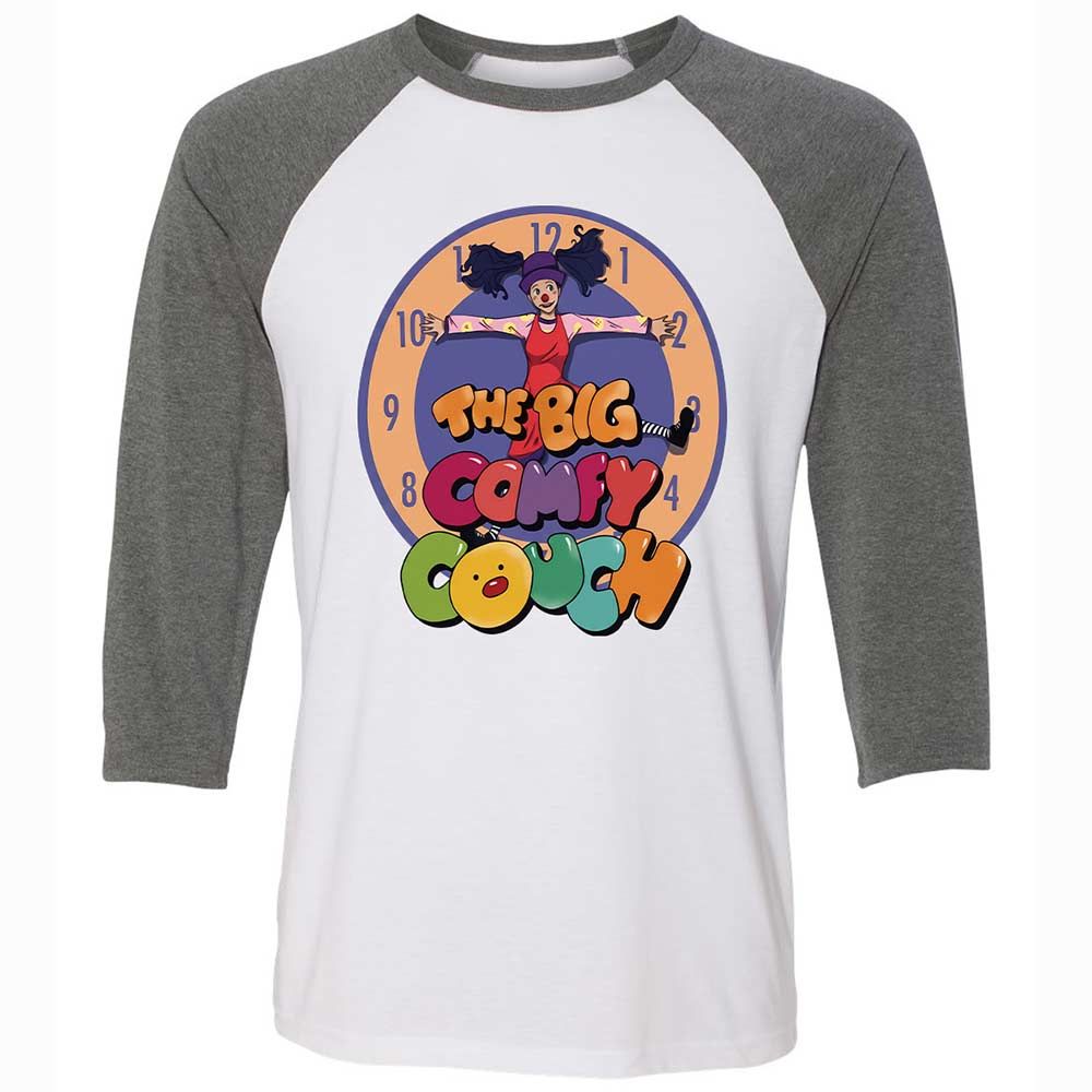 Unisex 3/4 Baseball Tee - 4D3B2EBE - White/Deep Heather - 11