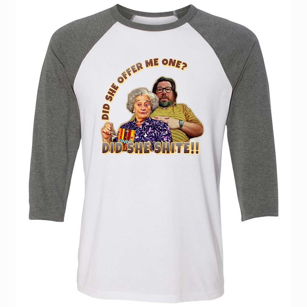 Unisex 3/4 Baseball Tee - 191WK75U - White/Deep Heather - 11
