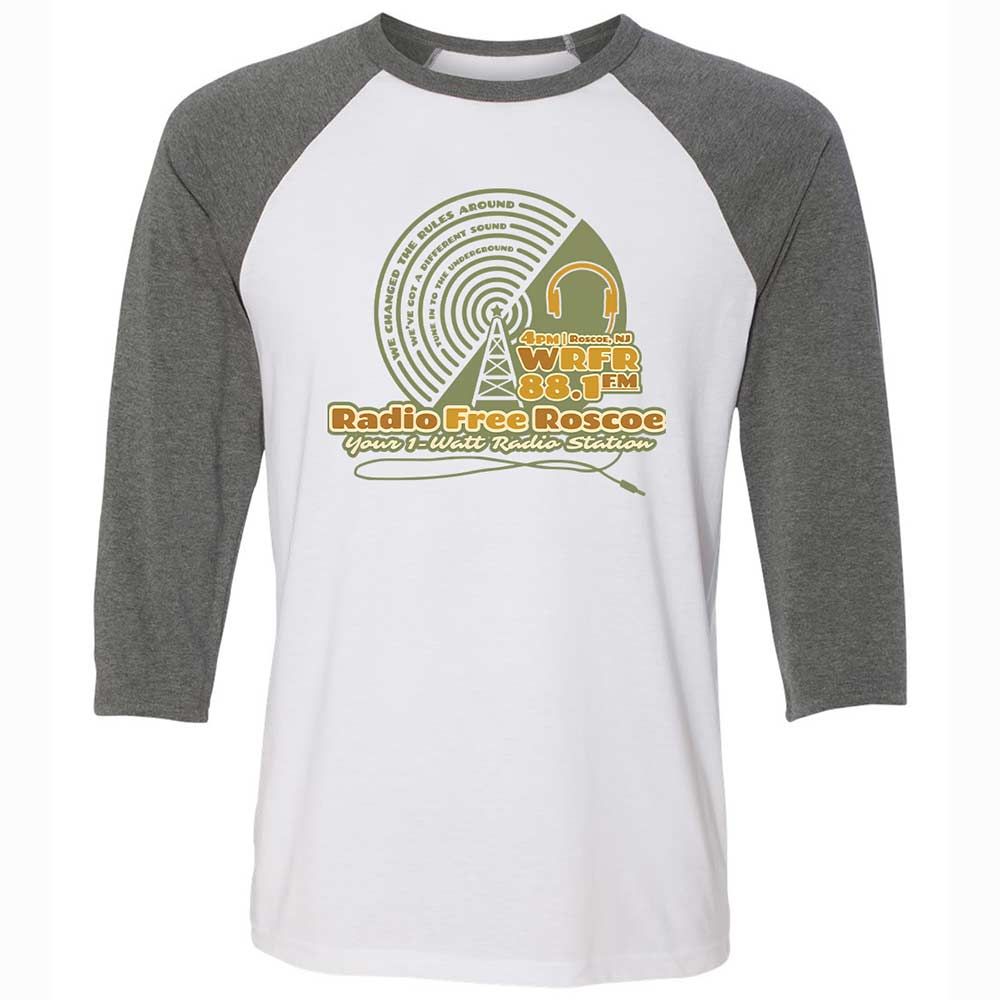 Radio Free Roscoe - White/Deep Heather - 11