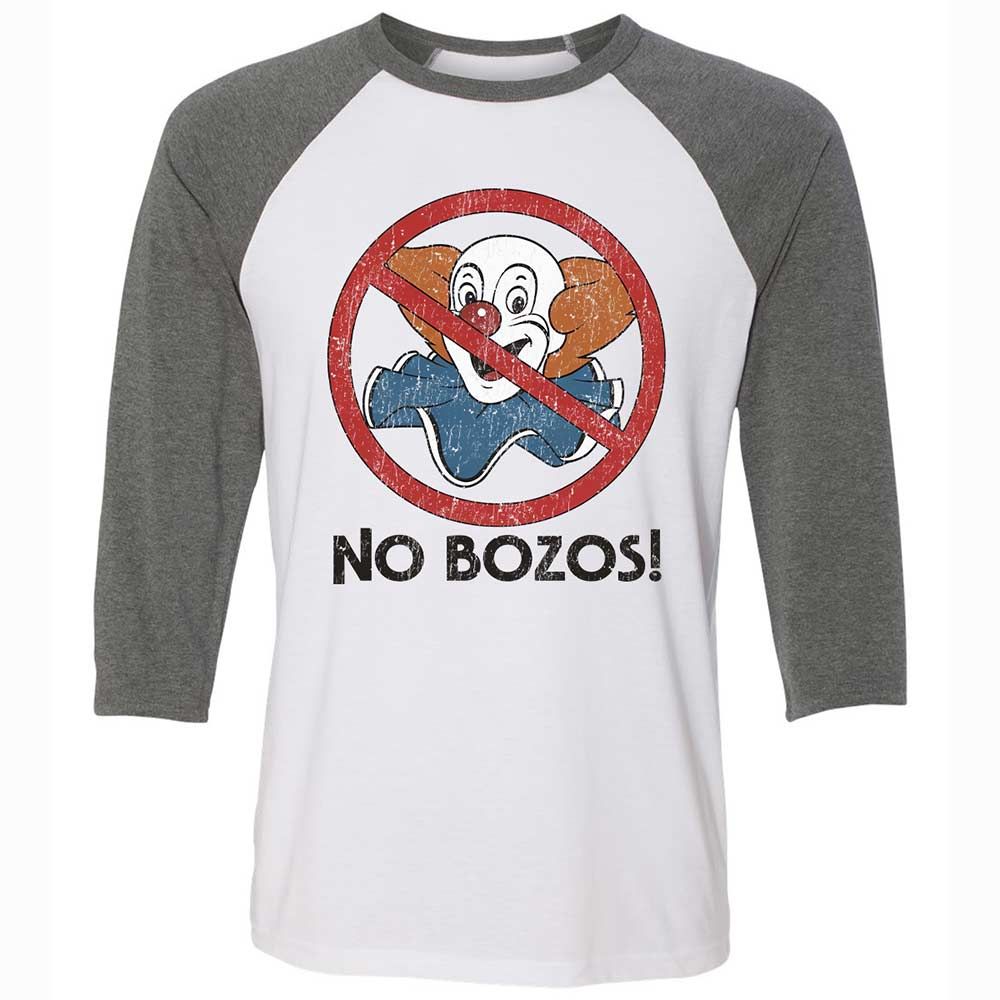 No Bozos - White/Deep Heather - 11
