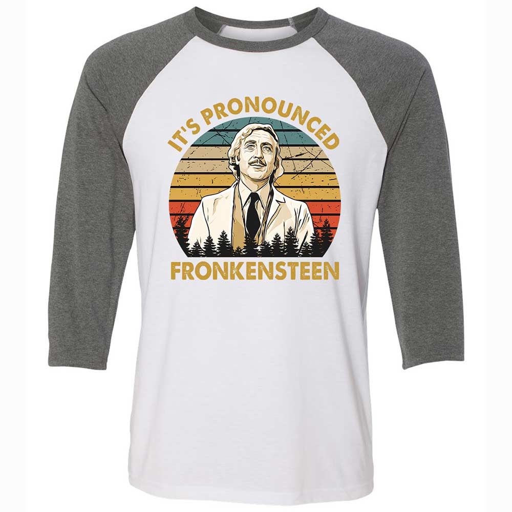 Unisex 3/4 Baseball Tee - NFWV65EB - White/Deep Heather - 11