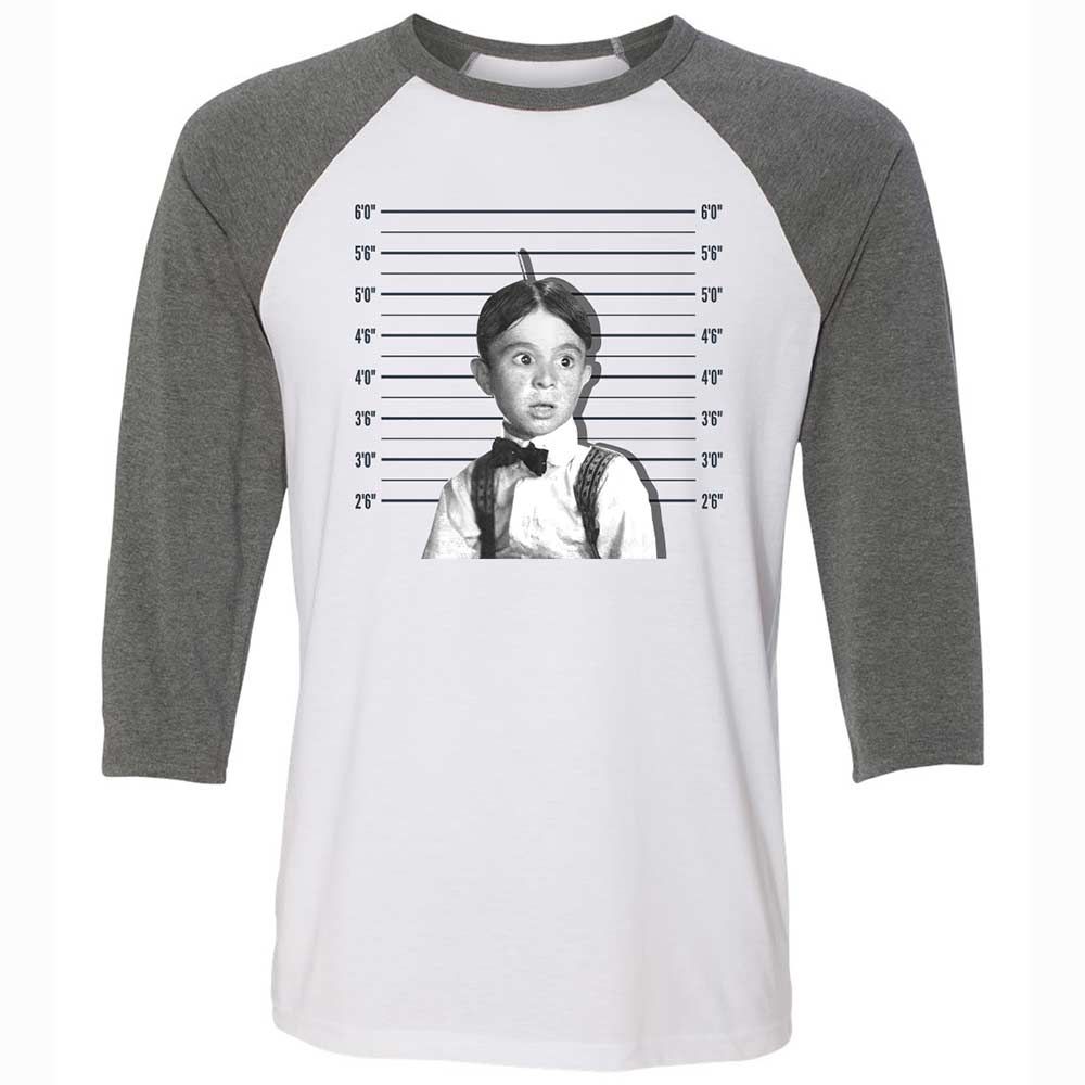 Unisex 3/4 Baseball Tee - HYU7W35M - White/Deep Heather - 11