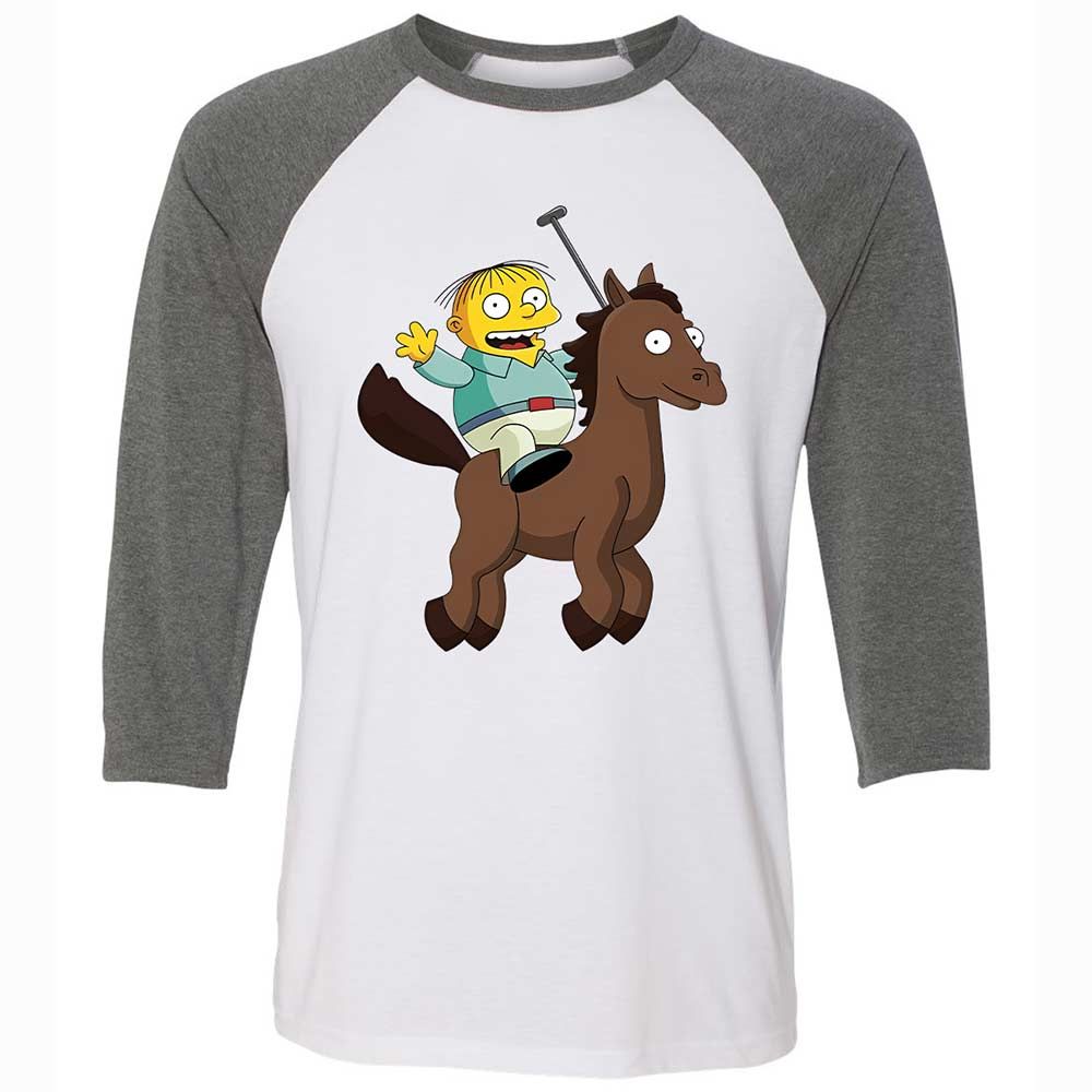 Ralph Horsie - White/Deep Heather - 11