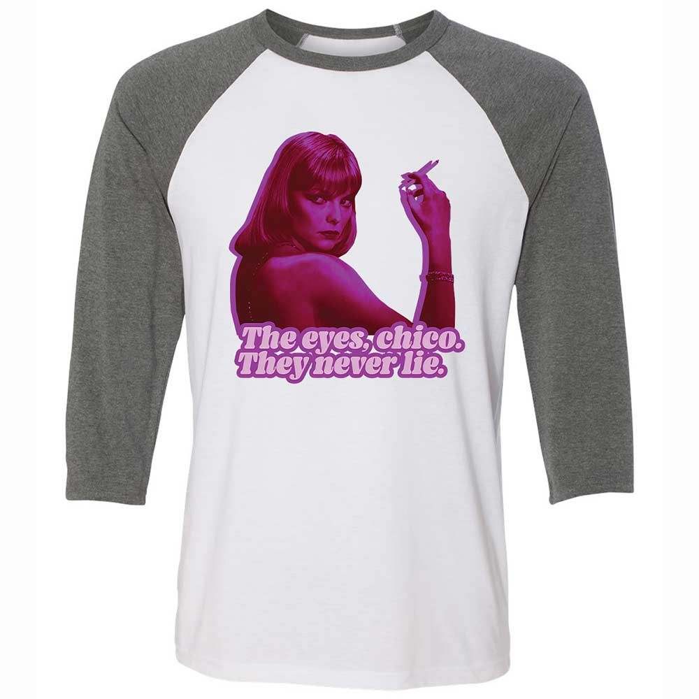 Unisex 3/4 Baseball Tee - JRCFE2FH - White/Deep Heather - 11