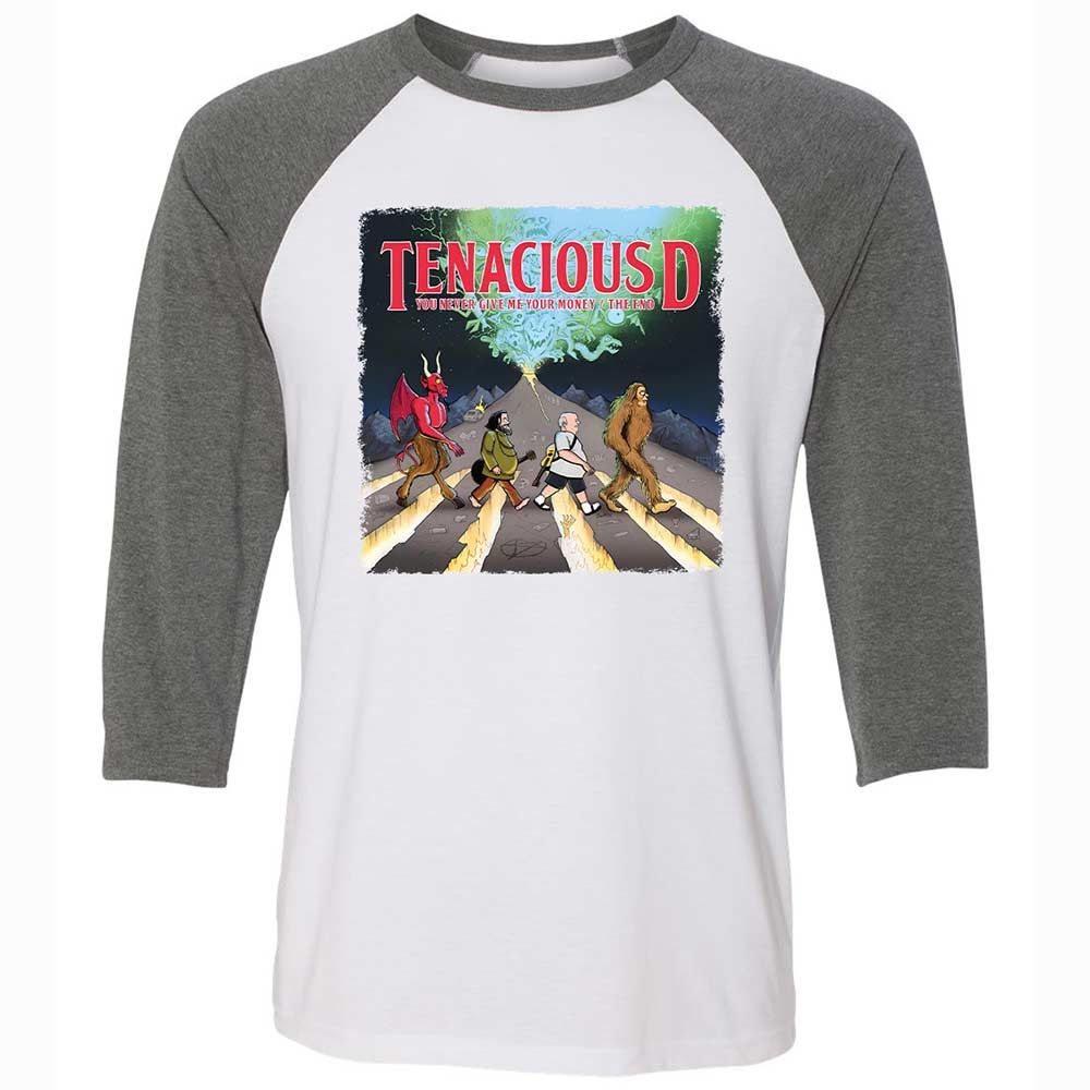 Unisex 3/4 Baseball Tee - DTWQXEP1 - White/Deep Heather - 11