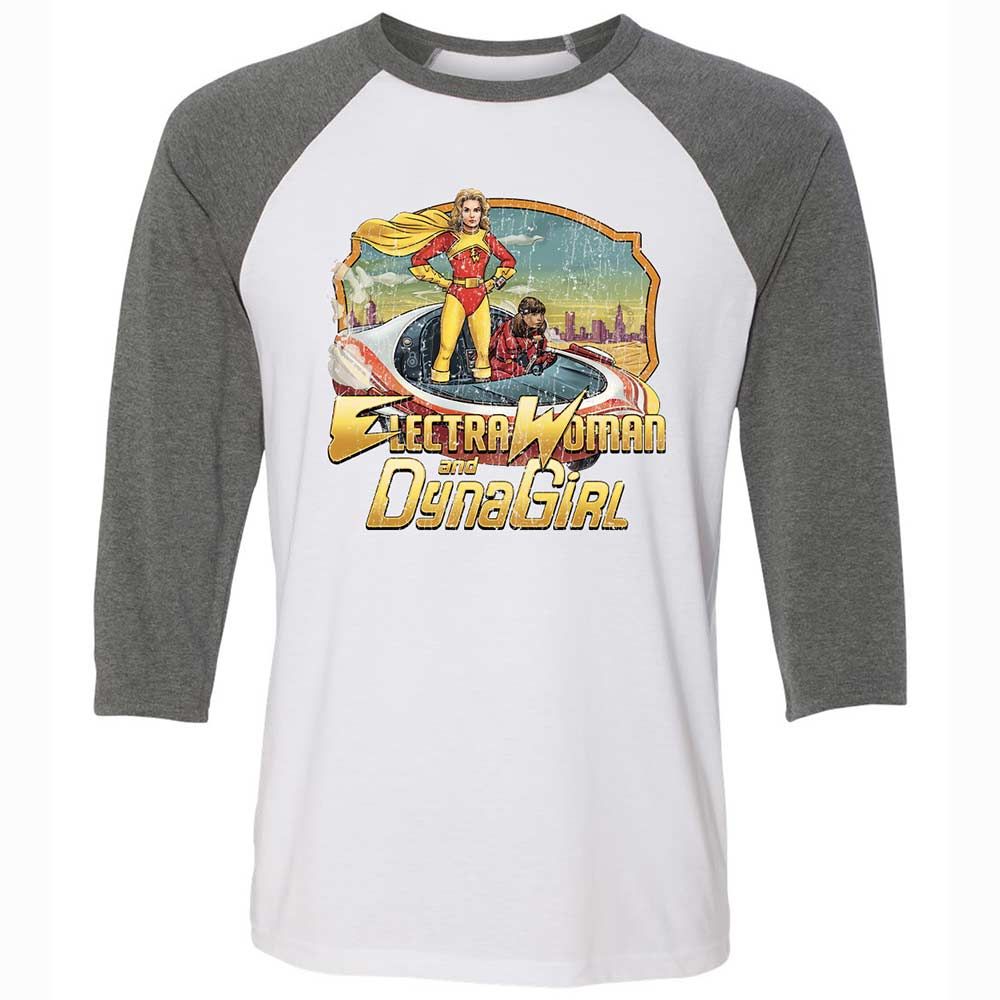 Unisex 3/4 Baseball Tee - PPJJTTMR - White/Deep Heather - 11