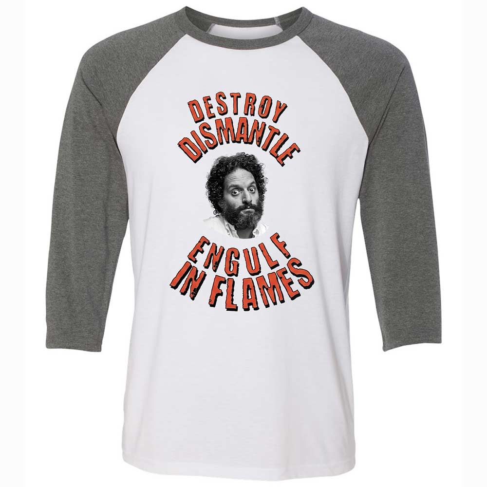 Destroy, Dismantle, Engulf in Flames - White/Deep Heather - 11