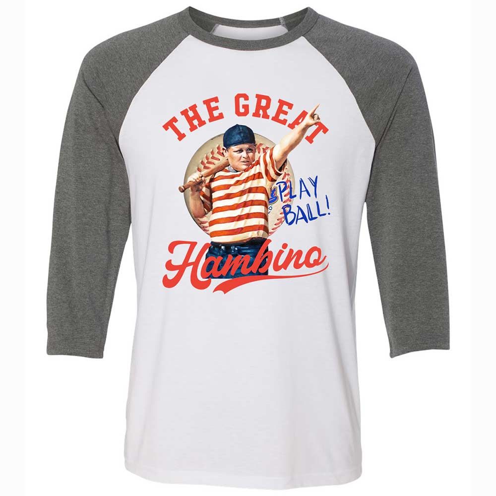 Unisex 3/4 Baseball Tee - J1GQFXCL - White/Deep Heather - 11