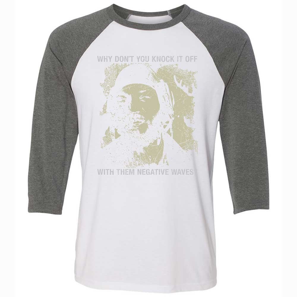 Unisex 3/4 Baseball Tee - M1WAJMDE - White/Deep Heather - 11