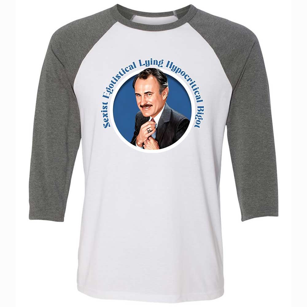 Unisex 3/4 Baseball Tee - HGT6UE5L - White/Deep Heather - 11