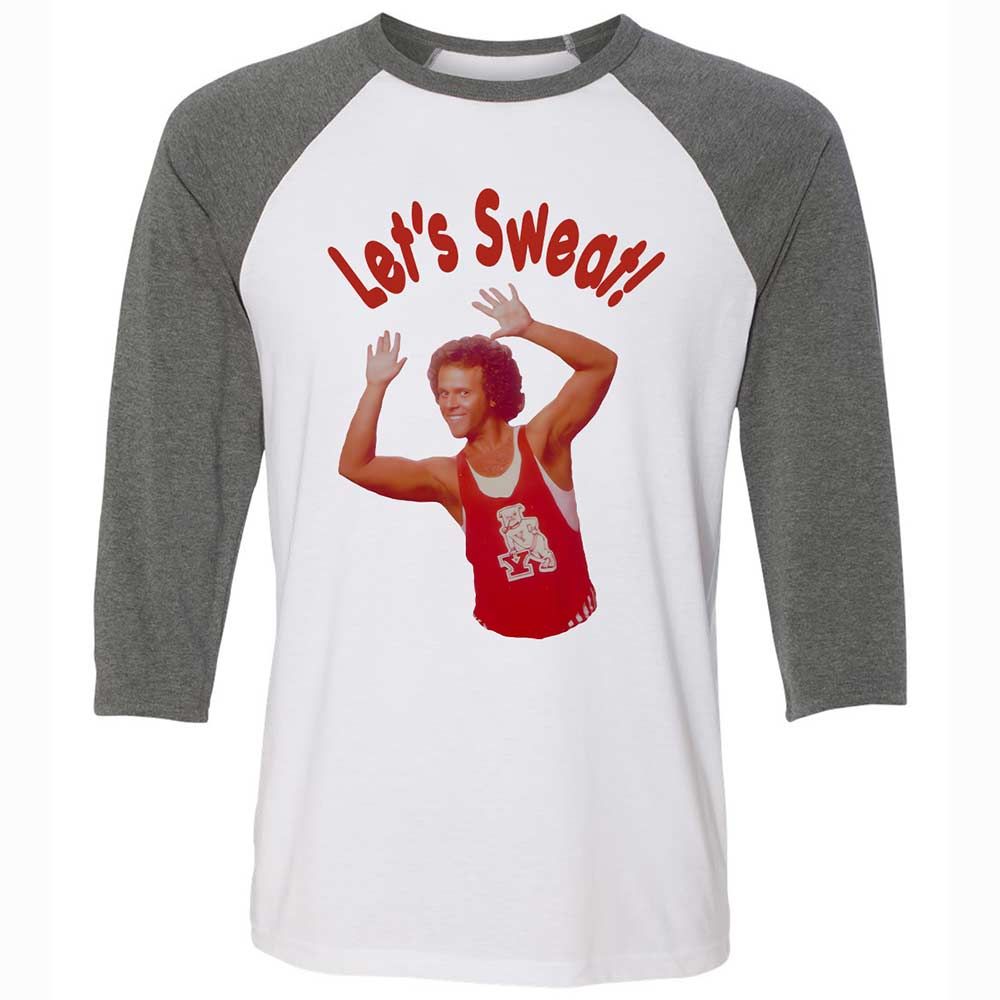 Unisex 3/4 Baseball Tee - KRYUK1FA - White/Deep Heather - 11