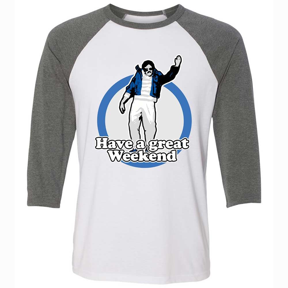 Unisex 3/4 Baseball Tee - ZHG2QF77 - White/Deep Heather - 11