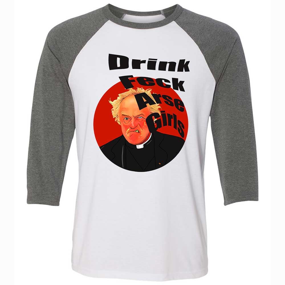 Unisex 3/4 Baseball Tee - 7FXW8DP8 - White/Deep Heather - 11