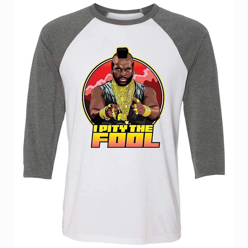 I Pity the Fool - White/Deep Heather - 11