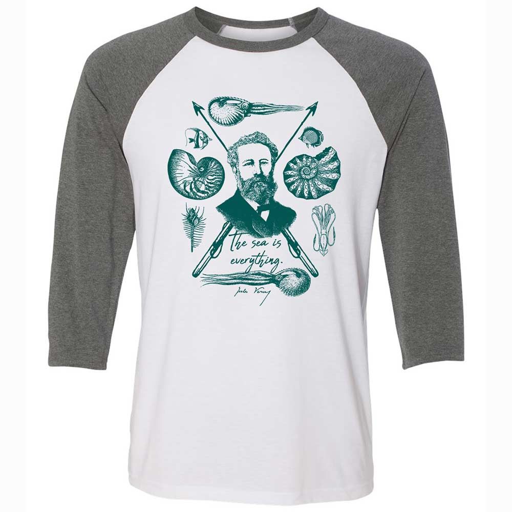 The sea is everything - White/Deep Heather - 11