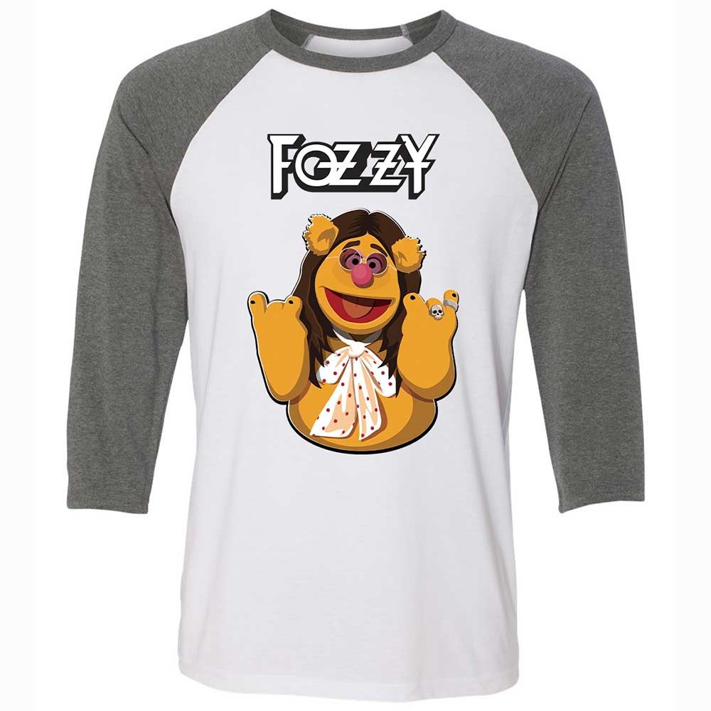 Fozzie Muppet as Rockstar - White/Deep Heather - 11