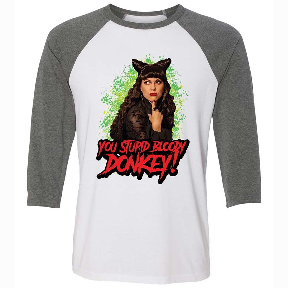 Unisex 3/4 Baseball Tee - LFBCCZUZ - White/Deep Heather - 11