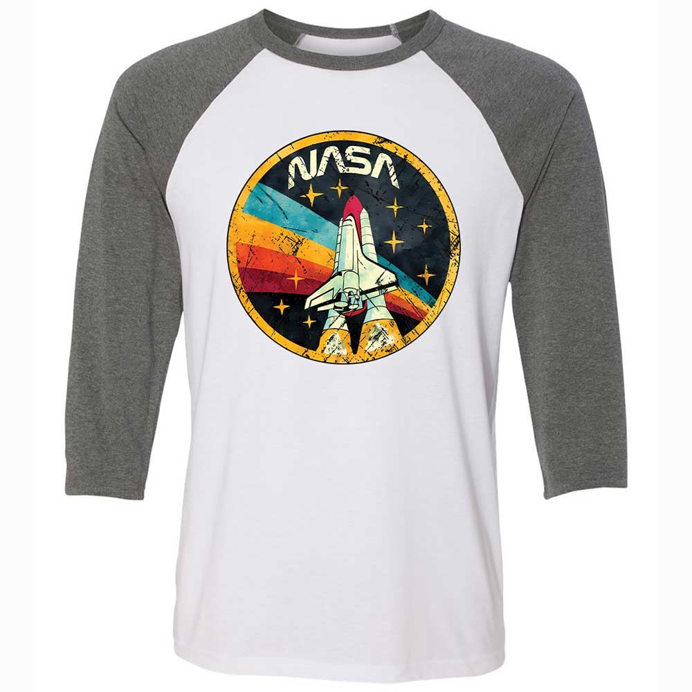 USA Space Agency Vintage Colors - White/Deep Heather - 11